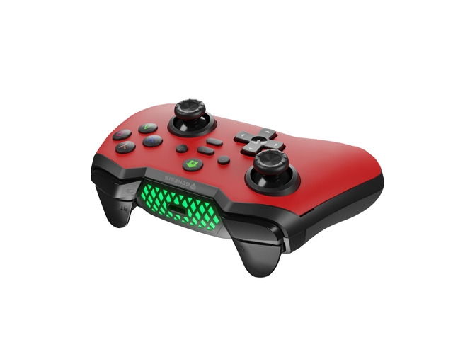 Геймпад, Genesis Gamepad Mangan 400 Wireless (for PC/SWITCH/MOBILE) Red - Image 4
