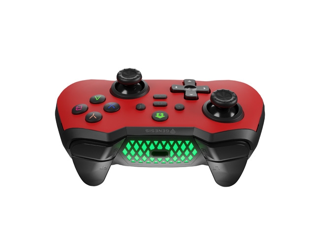 Геймпад, Genesis Gamepad Mangan 400 Wireless (for PC/SWITCH/MOBILE) Red - Image 7