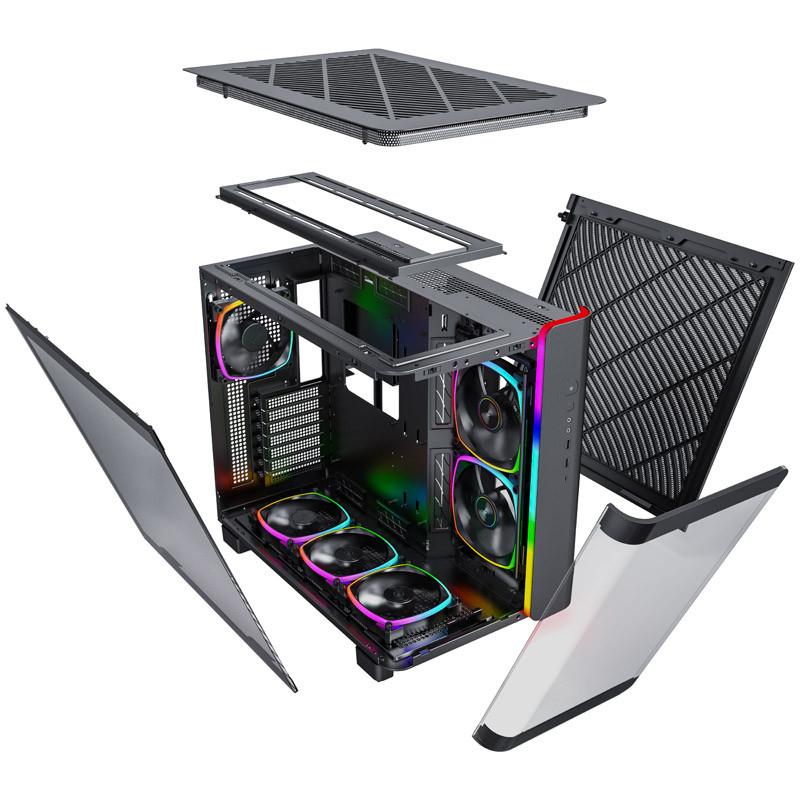 Кутия MONTECH KING 95 PRO ARGB, TG, Mid-Tower, Черен - Image 10