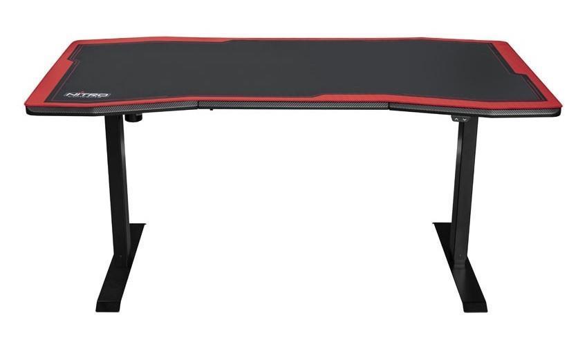 Геймърско бюро Nitro Concepts D16E, Carbon Red, Електрическо управление на височина - Image 9