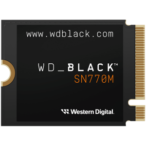 SSD WD Black SN770M 1TB M.2 2230 PCIe Gen4 x4 NVMe Read/Write: 5150/4900 MBps IOPS 740K/800K TBW: 600