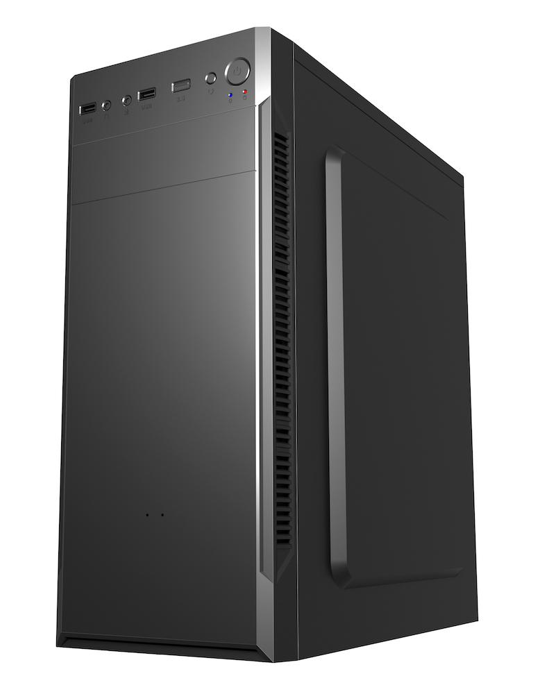 Кутия FSP CMT160 ATX Mid Tower, Черна - Image 3