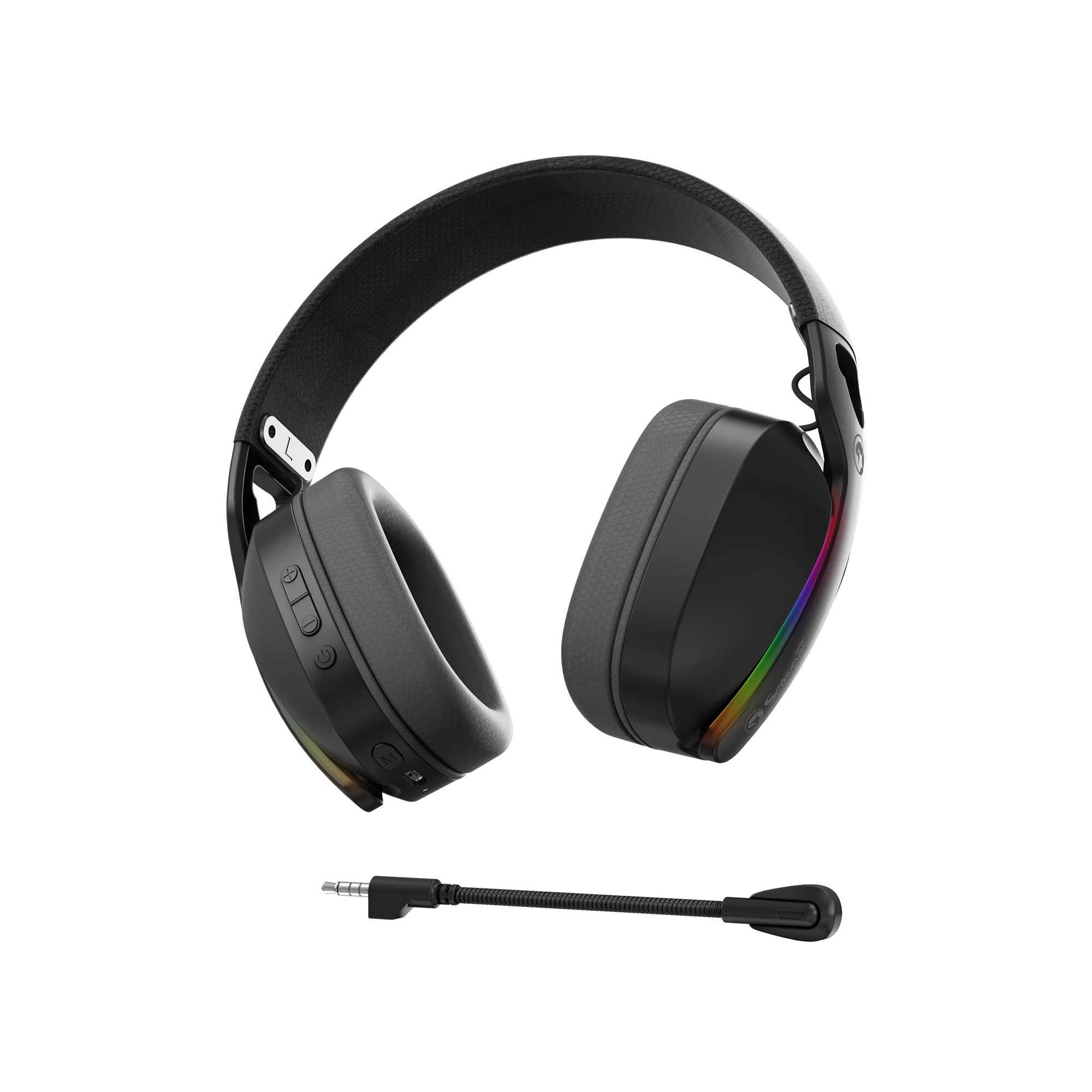 Marvo безжични геймърски слушалки Gaming Headphones Pulz 70W - Bluetooth, 2.4G - MARVO-HG9086W - Image 2