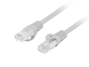 Кабел, Lanberg patchcord CAT.6 UTP LSZH CCA 3m Fluke Passed, Grey