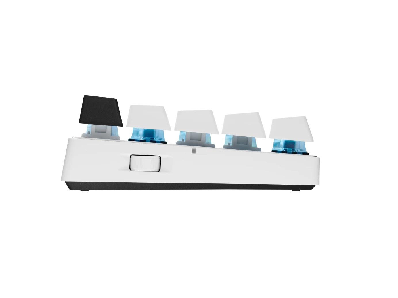 Геймърска клавиатура Logitech Pro X 60 Tactile White, KEYCONTROL, LIGHTSYNC, RGB, Бяла - Image 5