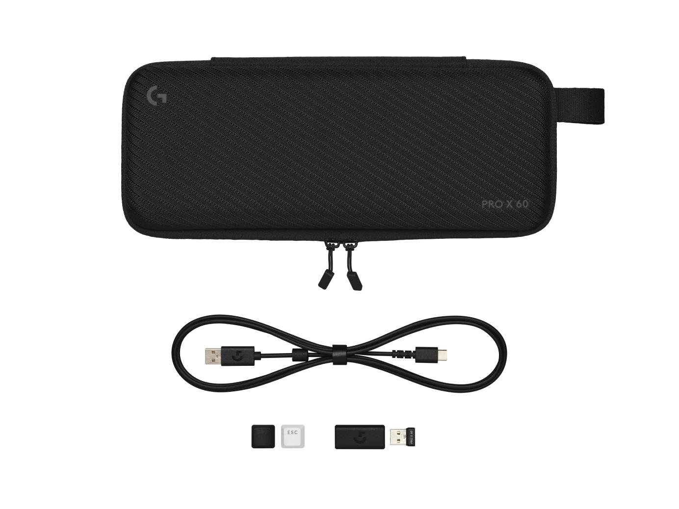 Геймърска клавиатура Logitech Pro X 60 Tactile White, KEYCONTROL, LIGHTSYNC, RGB, Бяла - Image 7