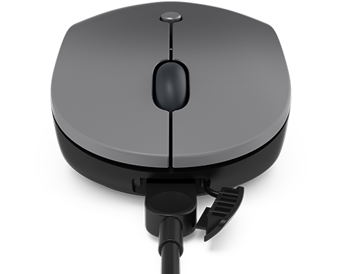 Мишка, Lenovo Go USB-C Wireless Mouse (Thunder Black) - Image 4