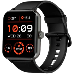 Blackview R50 1.85-inch TFT HD 350mAh Battery 24-hour SpO2 Detection + Heart Rate Monitoring Calls and SMS notification Black