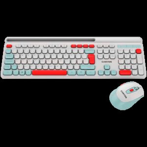 CANYON HSET-W5 Keyboard+Mouse AAA+AA Wireless White