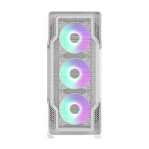 Gamemax кутия Case EATX - SIEGE White - Addressable RGB
