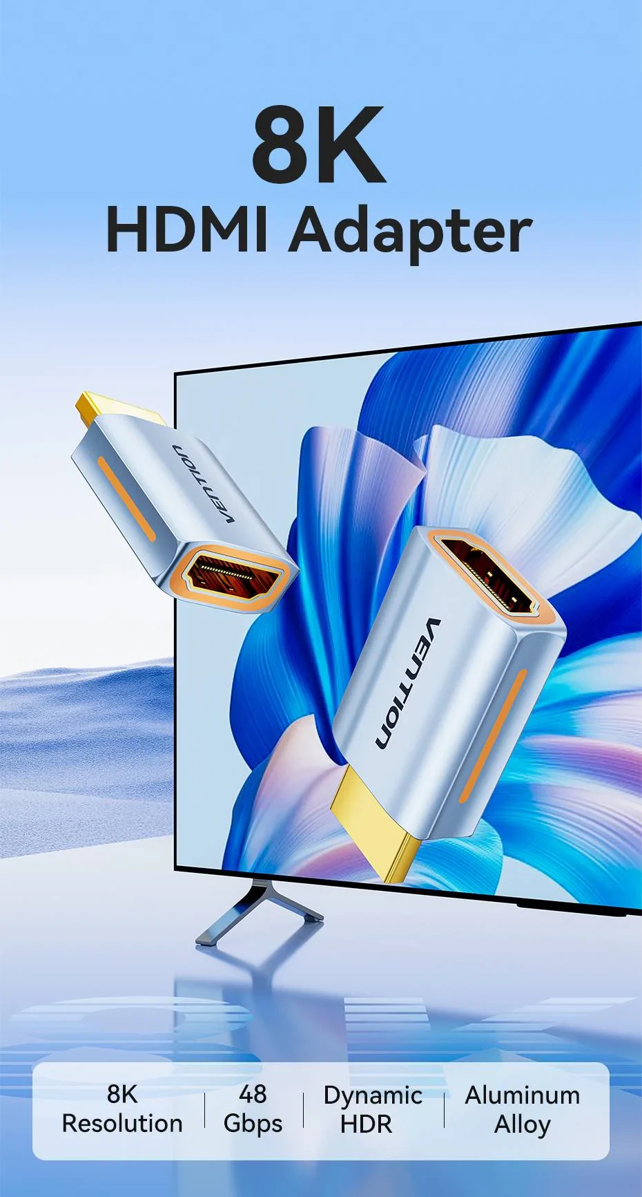 Vention Адаптер Adapter HDMI M / HDMI F - AIVH0 - Image 11