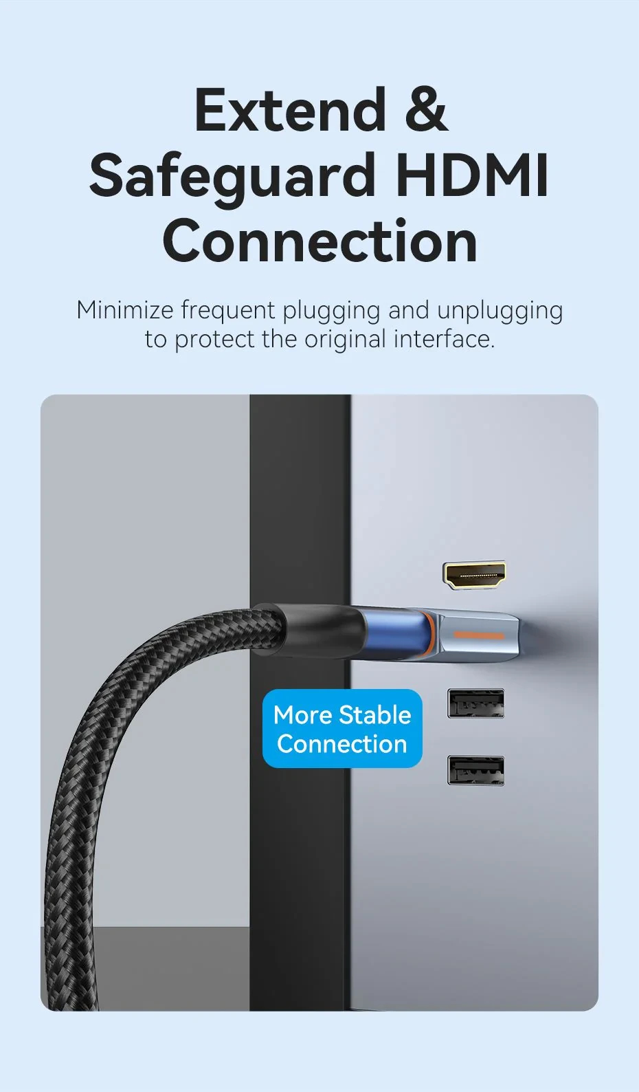 Vention Адаптер Adapter HDMI M / HDMI F - AIVH0 - Image 12