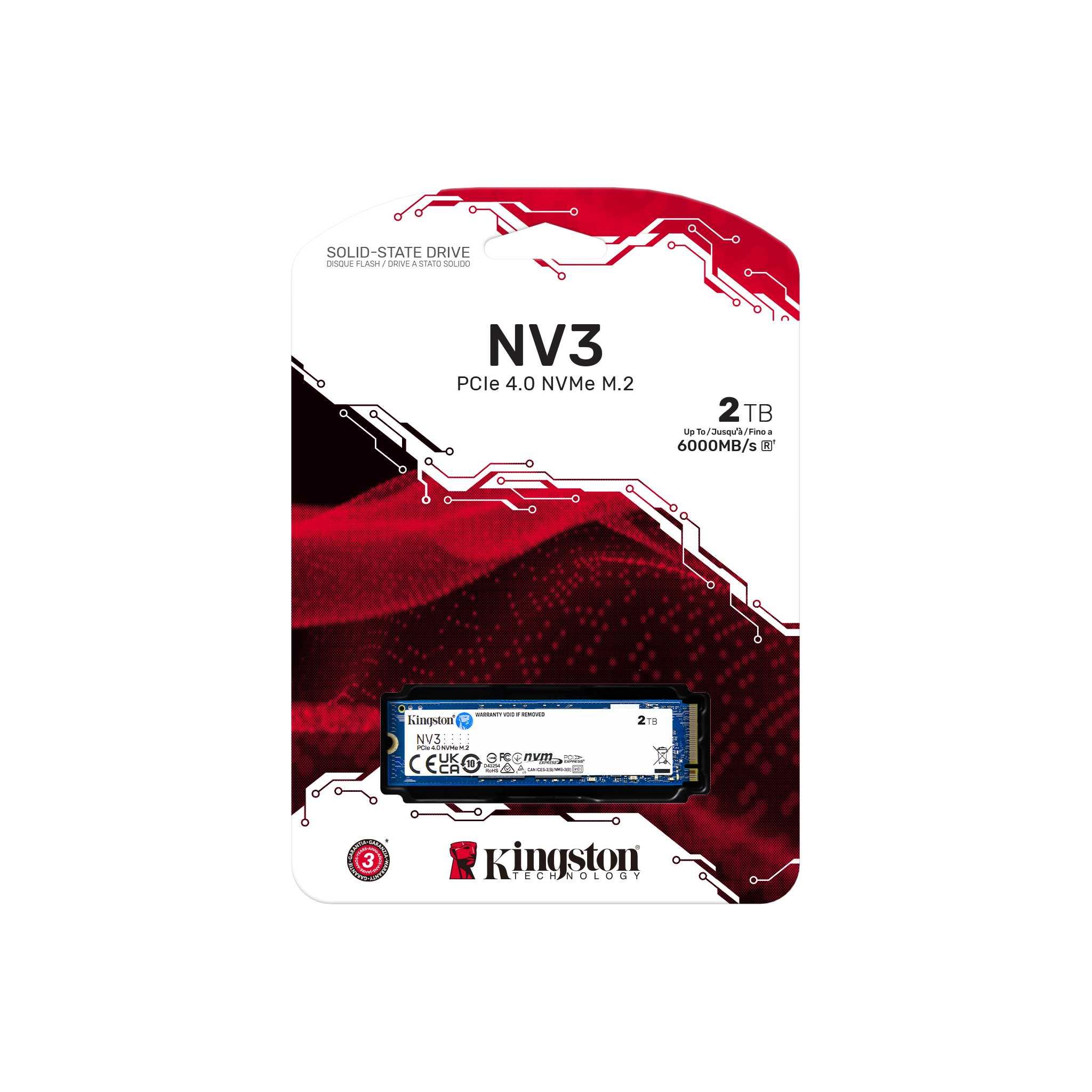 SSD KINGSTON NV3 M.2-2280 PCIe 4.0 NVMe 2000GB - Image 3