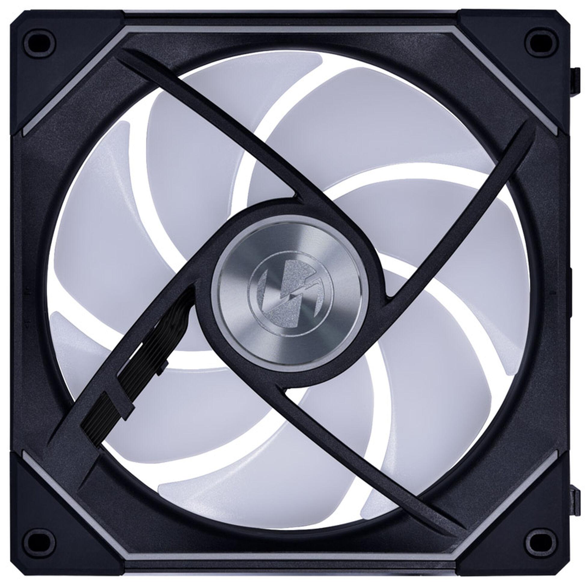 Вентилатор Lian-Li UNI SL-INF Reverse Blade, 140 ARGB PWM, Черен - Image 6