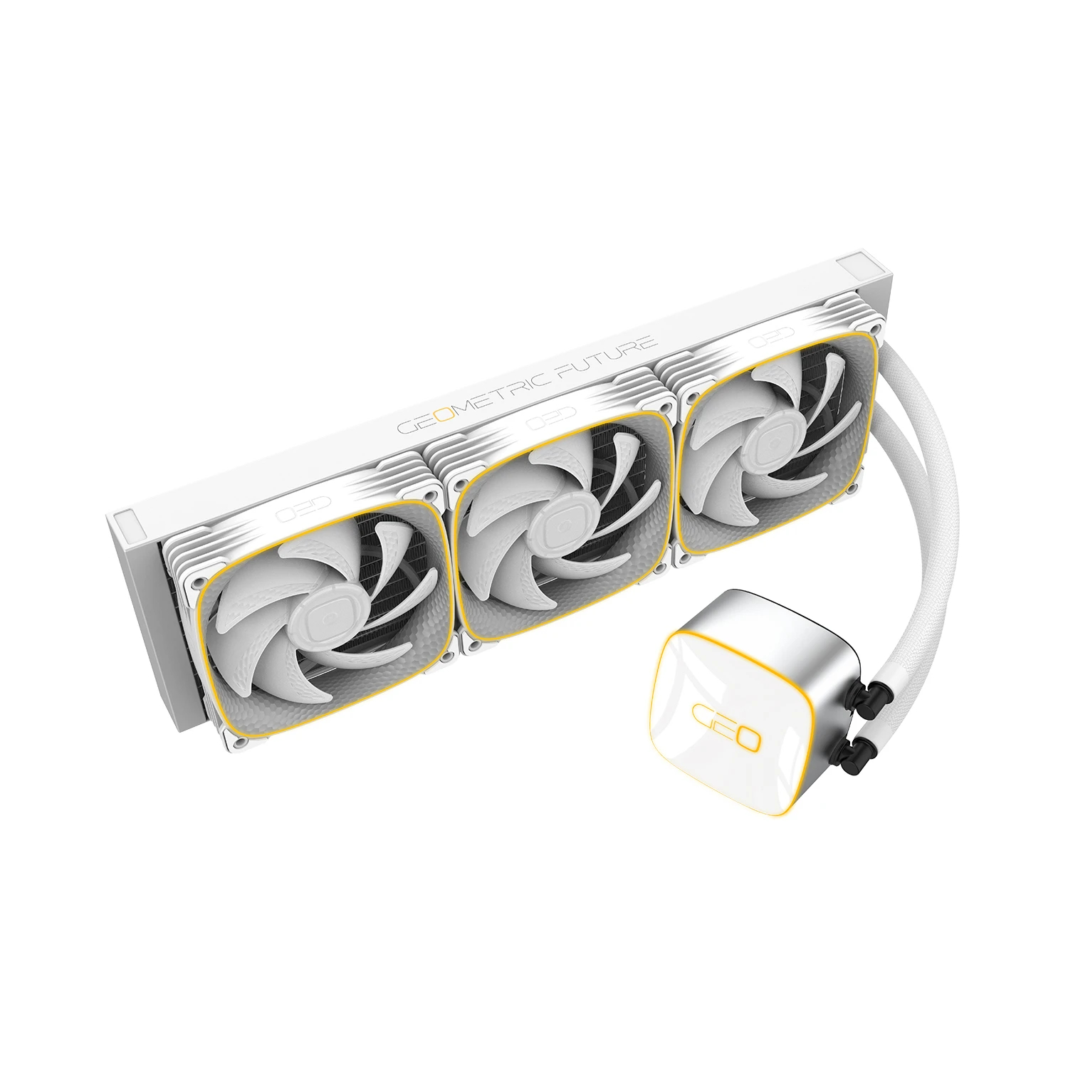Geometric Future водно охлаждане Water Cooling - Eskimo Junior 36 White - LGA1700/AM5 - Image 2