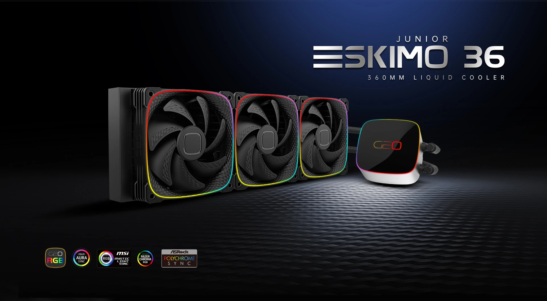 Geometric Future водно охлаждане Water Cooling - Eskimo Junior 36 White - LGA1700/AM5 - Image 11