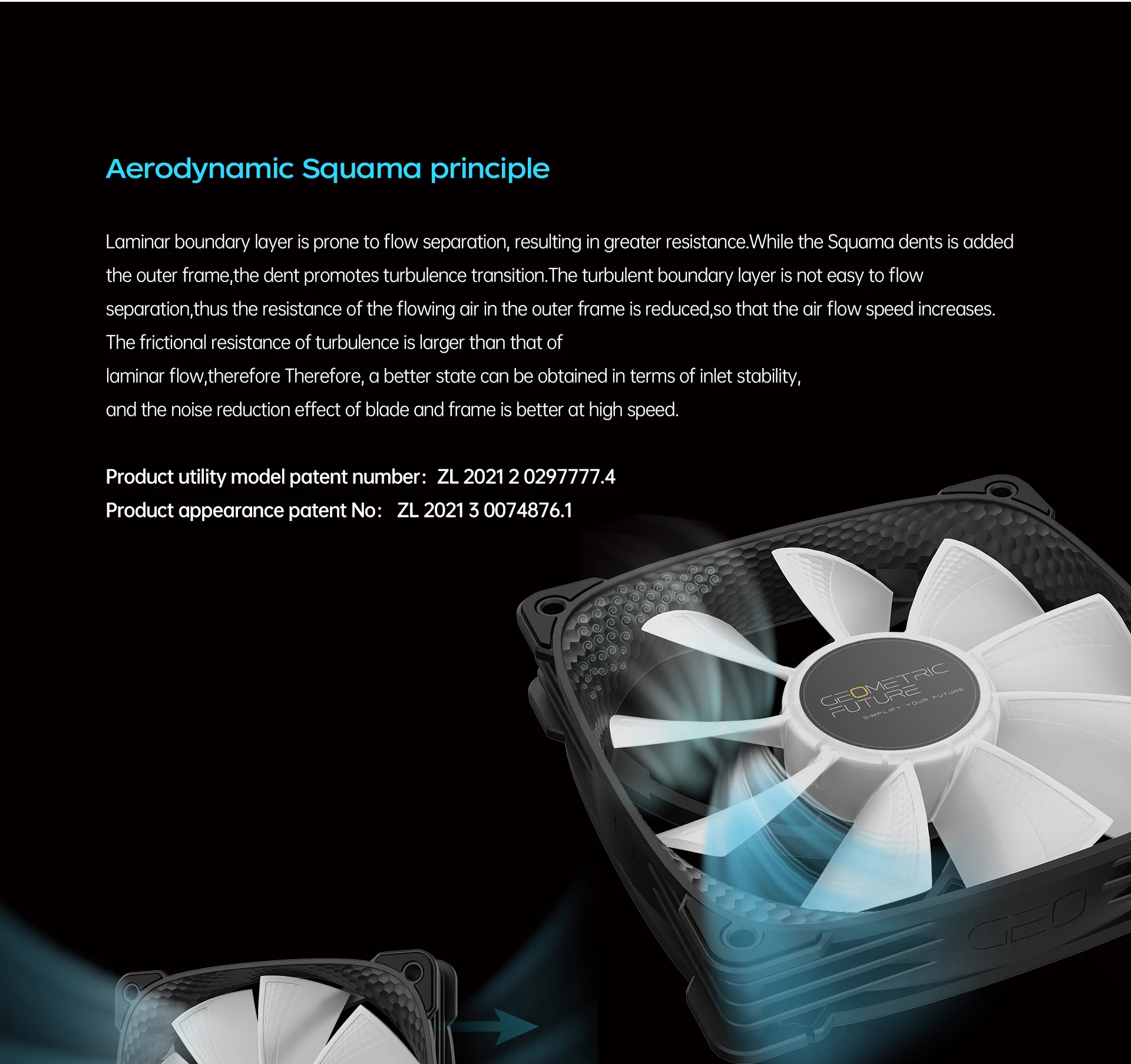 Geometric Future Комплект вентилатори Fan Pack 3-in-1 - Squama 2505Y - Image 11