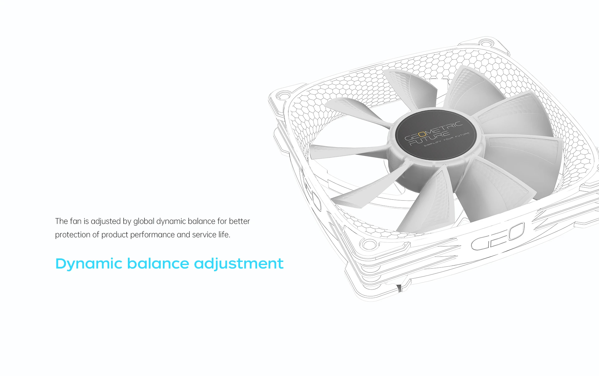 Geometric Future Комплект вентилатори Fan Pack 3-in-1 - Squama 2505Y - Image 8