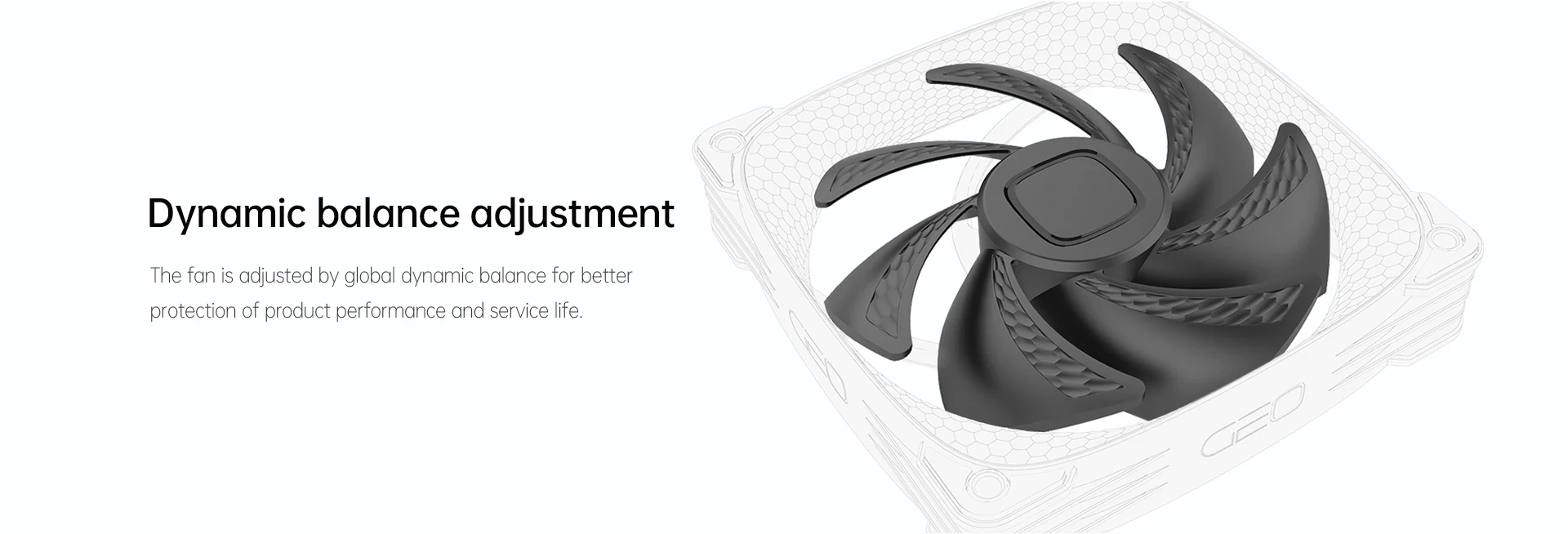 Geometric Future Комплект вентилатори Fan Pack 3-in-1 - Squama 2503W White - Image 12
