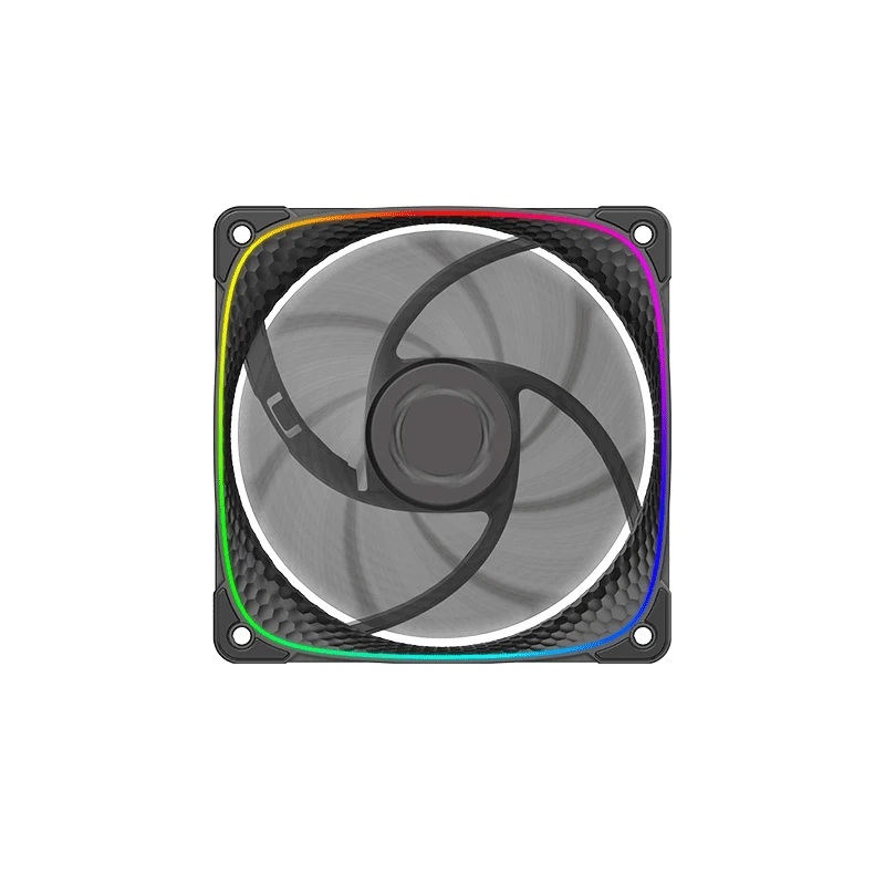 Geometric Future Комплект вентилатори Fan Pack 3-in-1 - Squama 2503B Black - Image 6