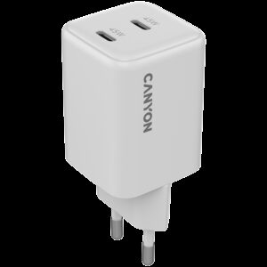 CANYON charger CU45AC GaN 45W 2xPD EU White