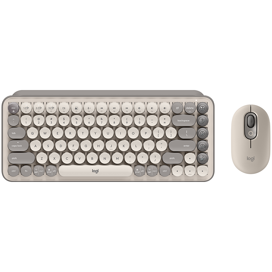 LOGITECH POP ICON KEYS - GRAPHITE - US INT'L - BT - INTNL-973