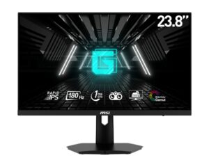 Монитор, MSI G244F E2, 23.8", 1ms, 180Hz, Rapid IPS, 1920x1080, FLAT, Adaptive-Sync, Anti-glare, Anti-Flicker, Less Blue Light, Night Vision, CONSOLE MODE, 300 nits, 1000:1, 2x HDMI, 1x DP, 1x Earphone out, Tilt, VESA 75, Frameless, 9S6-3BB4CH-035
