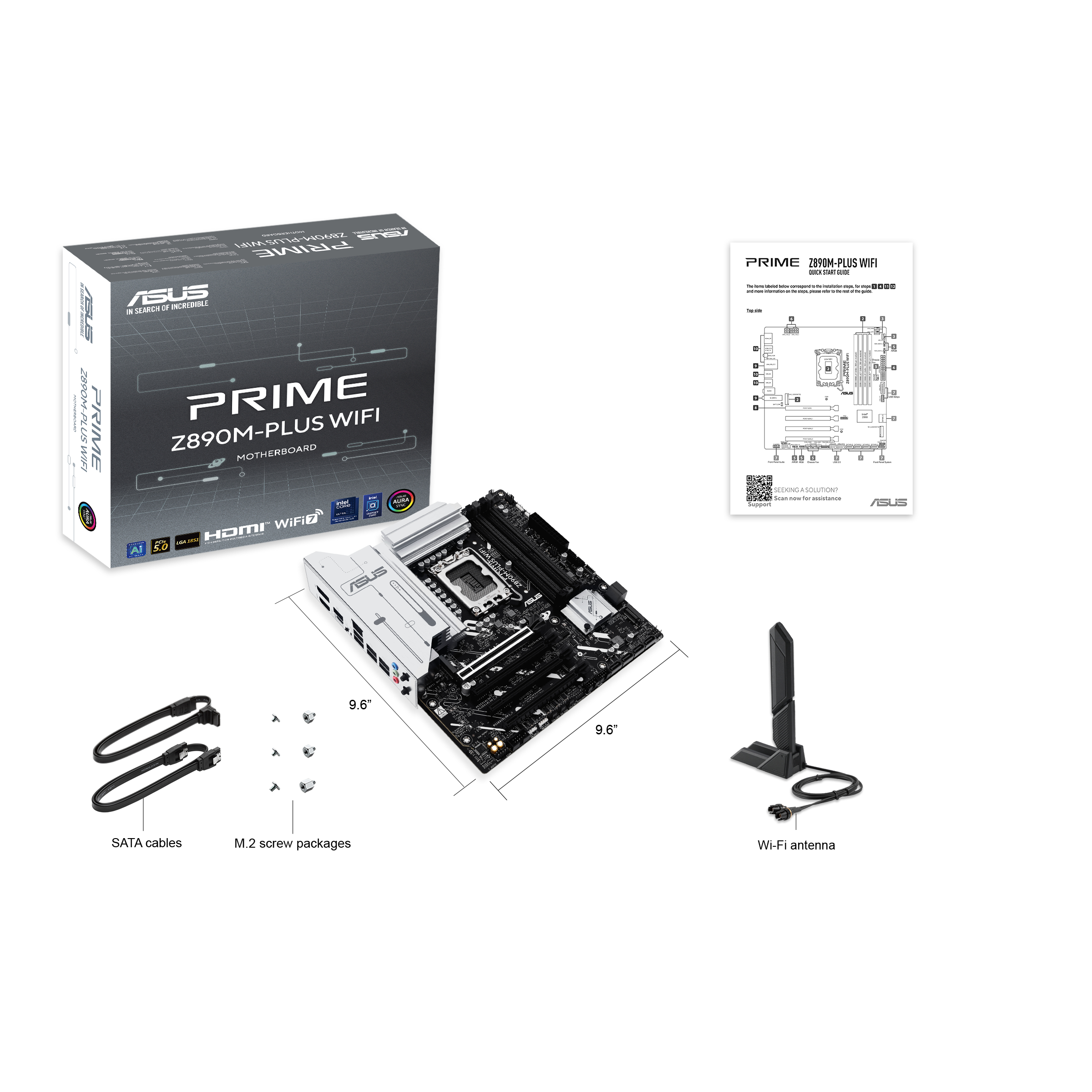 ASUS PRIME Z890M-PLUS WIFI LGA1851 DDR5 mATX MB - Image 13