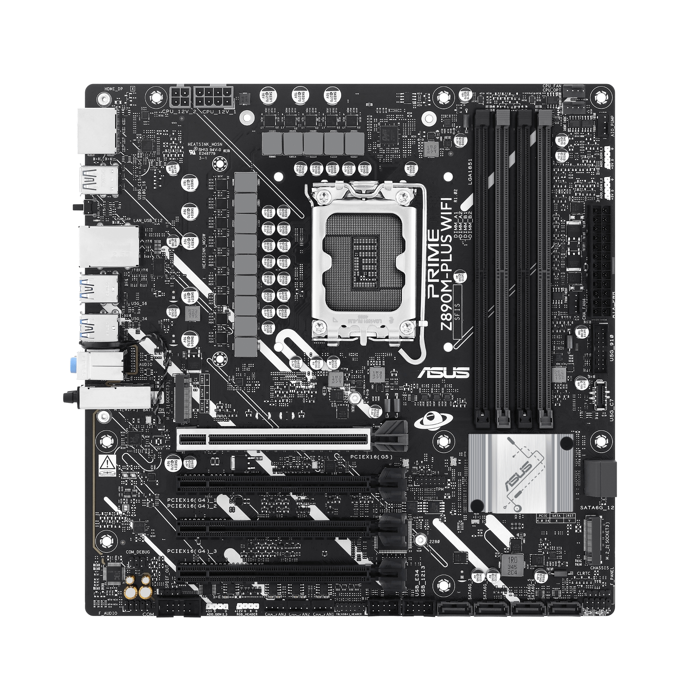 ASUS PRIME Z890M-PLUS WIFI LGA1851 DDR5 mATX MB - Image 3