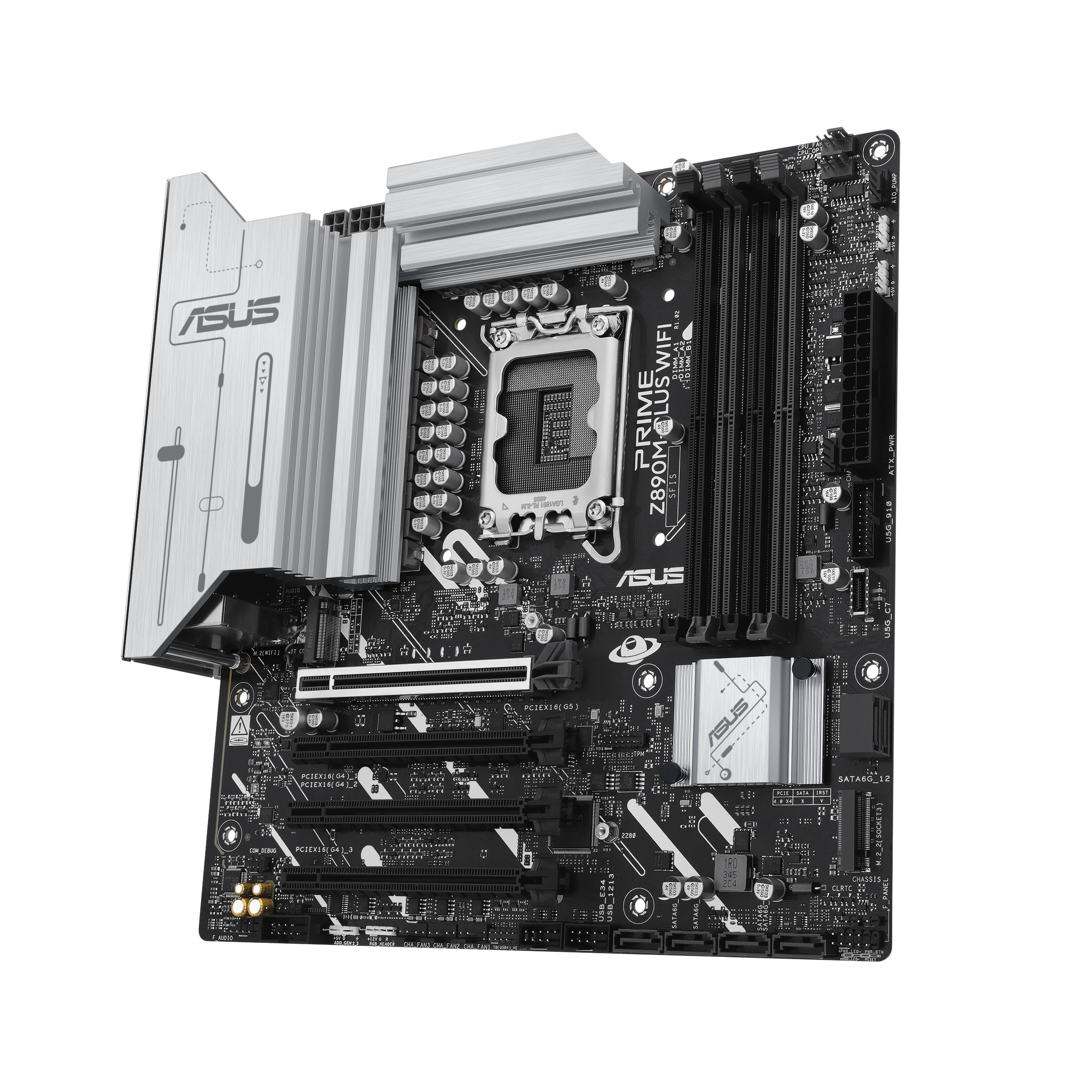 ASUS PRIME Z890M-PLUS WIFI LGA1851 DDR5 mATX MB - Image 6