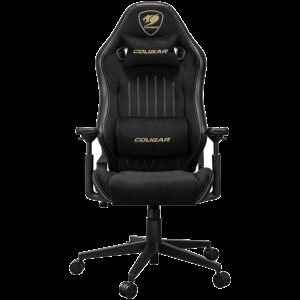 COUGAR Gaming chair Explore Royal F Breathable Velvet Fabric + Breathable PVC Leather Adjustable Design Enhanced Ergonomics 3D Hyperrotation Armrests Recliner system 90°~155°