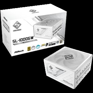 Asrock SL-1000GW 1000W 80 Plus GOLD Fully Modular PSU Japanese Capacitors