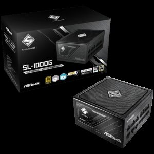 Asrock SL-1000G 1000W 80 Plus GOLD Fully Modular PSU Japanese Capacitors
