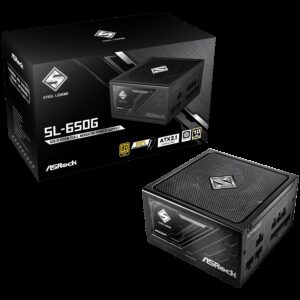 Asrock SL-650G 650W 80 Plus GOLD Fully Modular PSU Japanese Capacitors