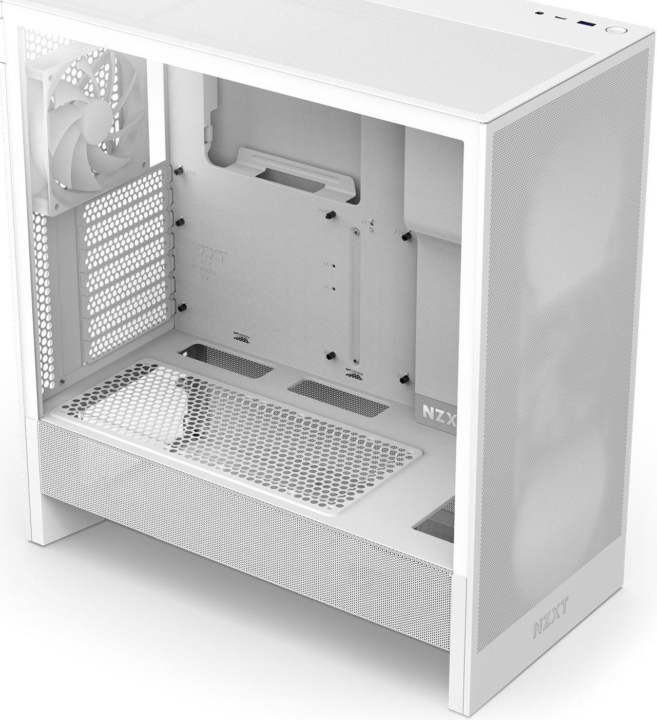 Кутия NZXT H5 Flow RGB 2024 White, Mid-Tower - Image 2