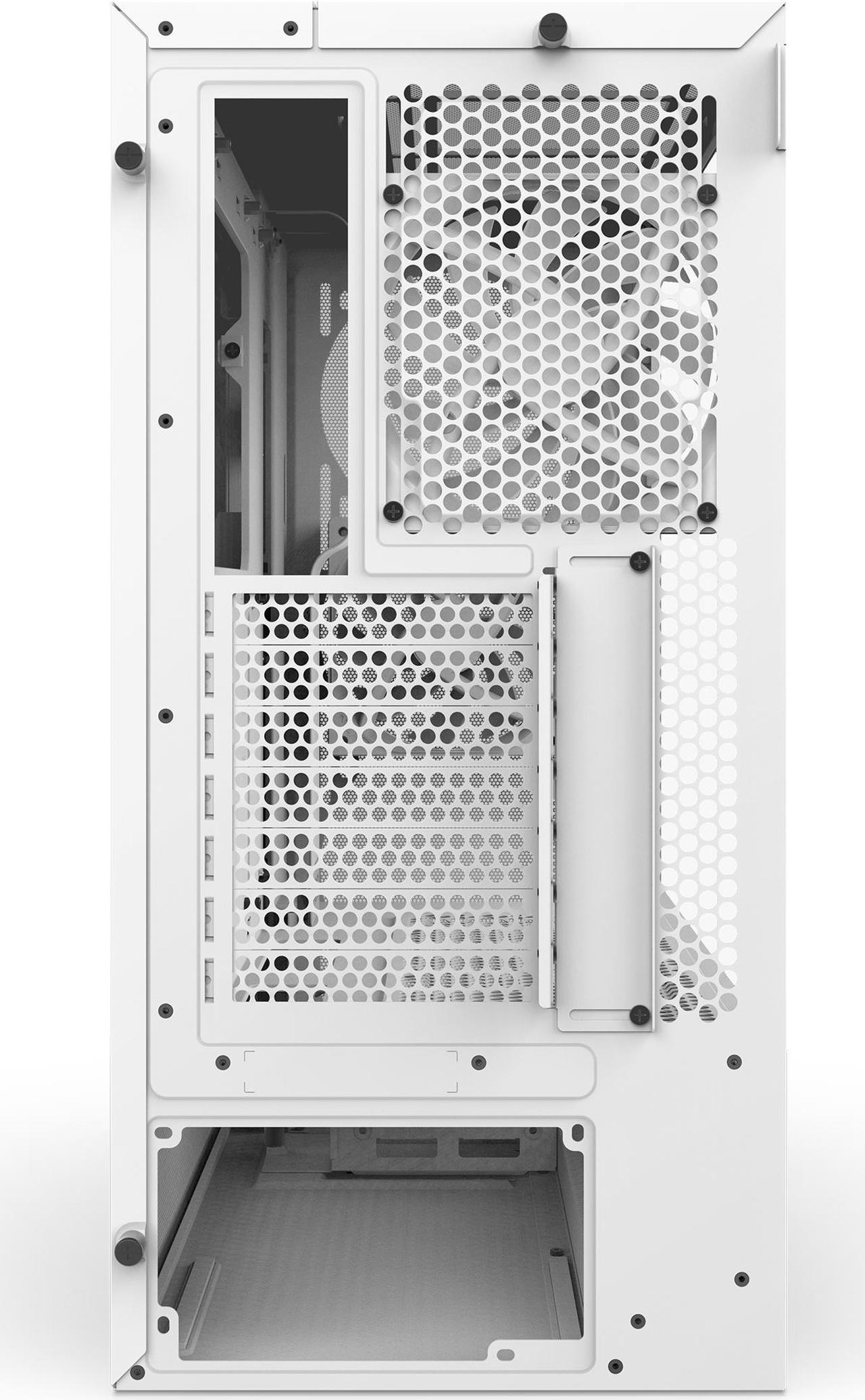 Кутия NZXT H5 Flow RGB 2024 White, Mid-Tower - Image 8