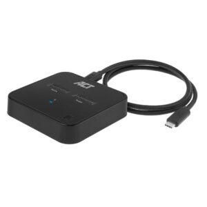 Двойна SSD докинг станция, ACT M.2 NVMe/PCIe за клониране, USB-C 3.2 Gen2