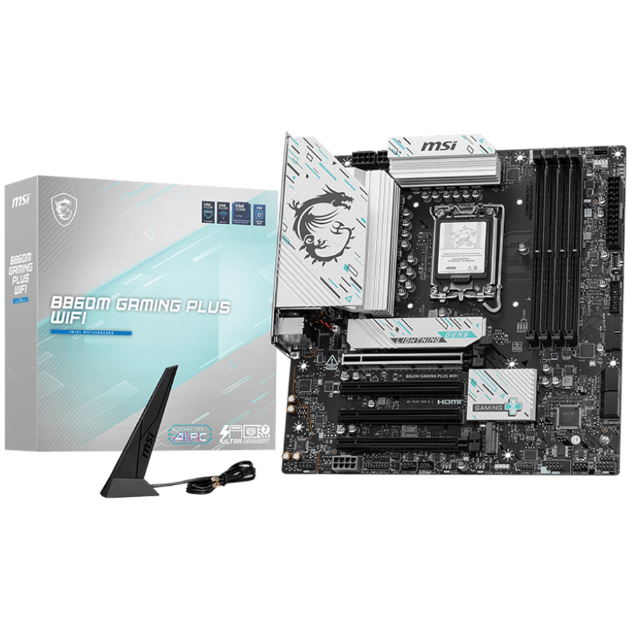 MSI PRO B860M GAMING PLUS WIFI mATX LGA 1851