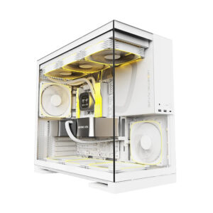 Geometric Future кутия Case EATX - Model 5 White - 5 x 140 mm aRGB fans included