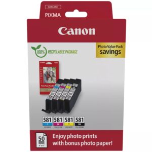 Консуматив, Canon CLI-581 C/M/Y/BK  Photo Value Pack