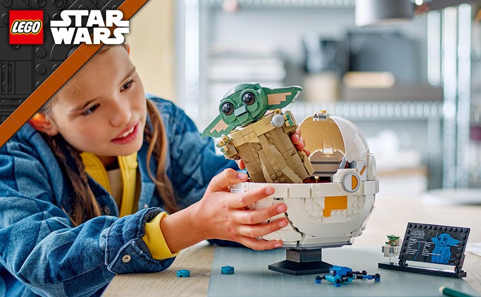 LEGO Star Wars - Grogu in his repulsor cradle, 75403 - Image 5