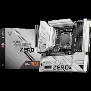 MSI B650M PROJECT ZERO mATX Socket AM5