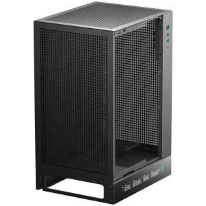DeepCool CH170 DIGITAL Mini Tower Mini-ITX 2xUSB3.0 1xType-C Gen 2 1xAudio Mesh Panel Black R-CH170-BKNPI0D-G-1