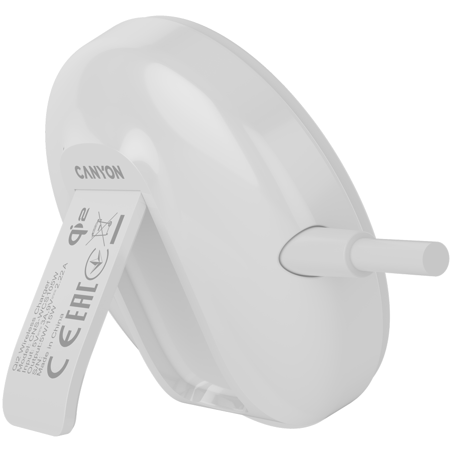 CANYON wireless charger WS-105 15W Qi2 White - Image 3