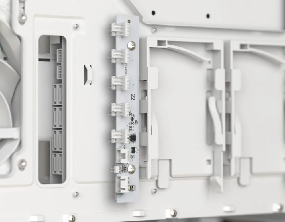 AeroCool кутия Case ATX - D501A White, Addressable RGB, Wood - Image 12