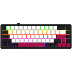 LORGAR KBP70MW Wireless 65% Mechanical Gaming Keyboard Pro Black/red EN layout