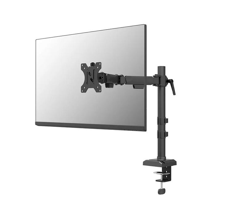Стойка, Neomounts Nero Single Flat Screen Desk Mount (phone holder+Quick-fix clamp/grommet)
