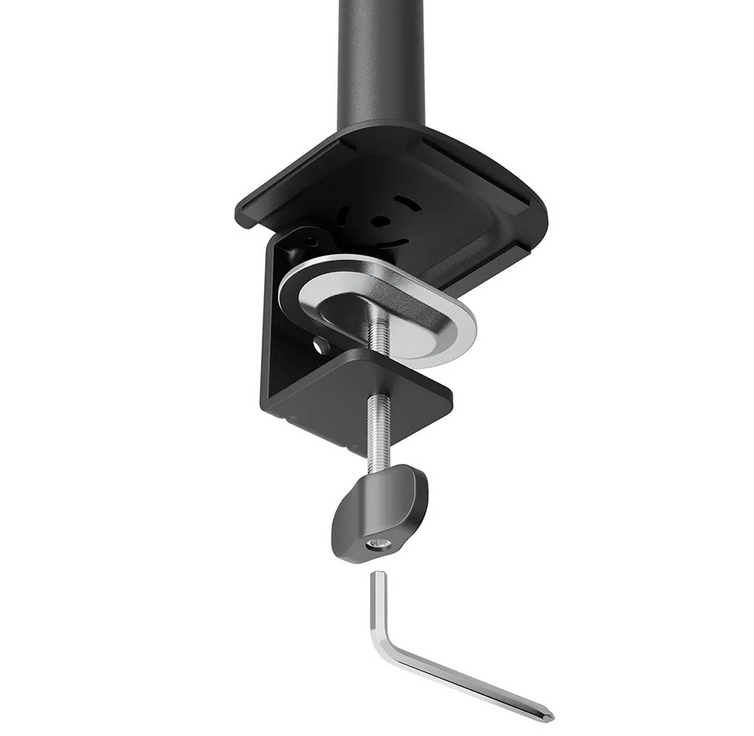 Стойка, Neomounts Nero Single Flat Screen Desk Mount (phone holder+Quick-fix clamp/grommet) - Image 5