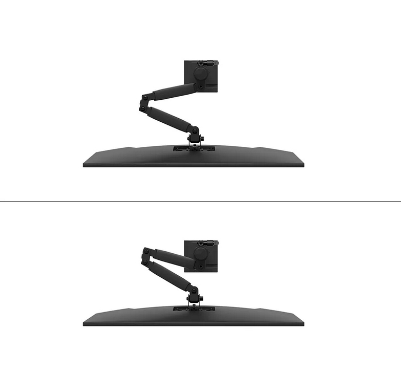 Стойка, Neomounts Nero Single Flat Screen Desk Mount (phone holder+Quick-fix clamp/grommet) - Image 7