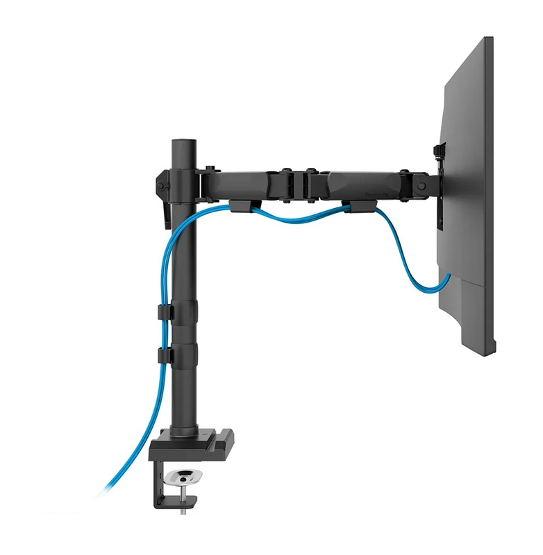 Стойка, Neomounts Nero Single Flat Screen Desk Mount (phone holder+Quick-fix clamp/grommet) - Image 10